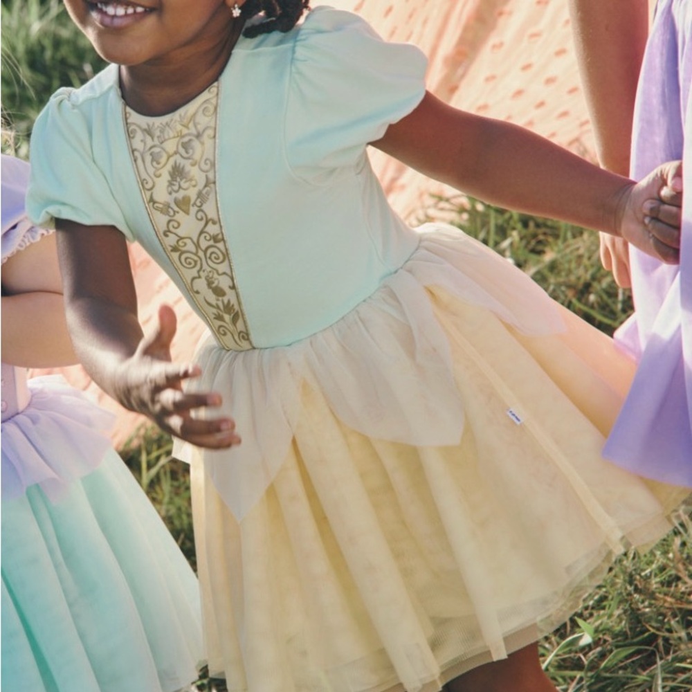 Little Sleepies Disney Princess Tiana Dress 5T NWT - Picture 2 of 6